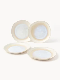 Vajilla artesanal con esmalte reactivo Alcina, 4 comenzales (12 pzas.)