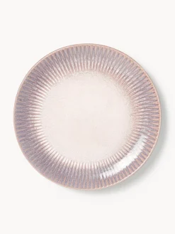 Vajilla artesanal con esmalte reactivo Vinci, 4 comensales (12 pzas)