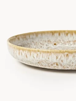 Vajilla artesanal con esmalte reactivo Ethel (12 pzas.)