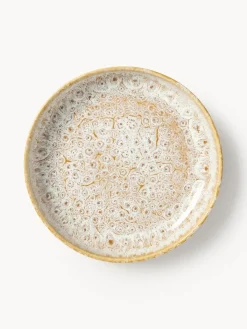 Vajilla artesanal con esmalte reactivo Ethel (12 pzas.)