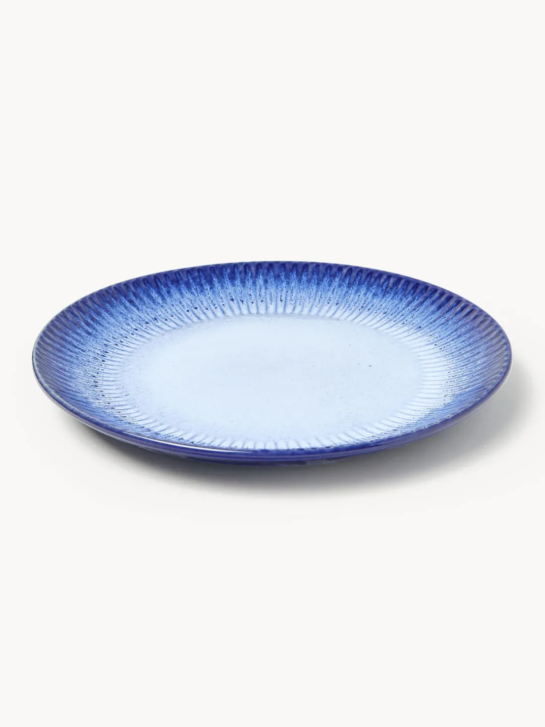 Vajilla artesanal con esmalte reactivo Vinci, 4 comensales (12 pzas)