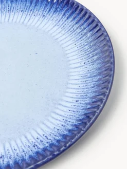 Vajilla artesanal con esmalte reactivo Vinci, 4 comensales (12 pzas)