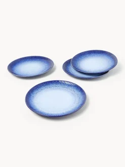 Vajilla artesanal con esmalte reactivo Vinci, 4 comensales (12 pzas)