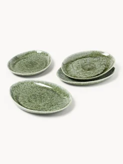 Vajilla artesanal con forma orgánica Macey, 12 pzas.