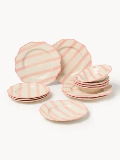 Vajilla artesanal Donald, 4 comensales, 12 pzas.