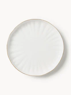 Vajilla de porcelana con relieves Sali, 6 comensales (30 pzas.)