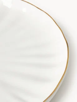 Vajilla de porcelana con relieves Sali, 6 comensales (30 pzas.)