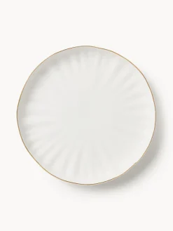 Vajilla de porcelana con relieves Sali, 6 comensales (30 pzas.)