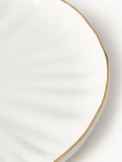 Vajilla de porcelana con relieves Sali, 6 comensales (30 pzas.)