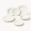 Vajilla de porcelana Grace, 4 personas (12 pzas.)