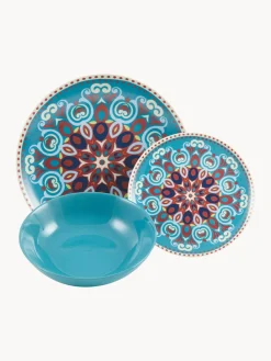 Vajilla de porcelana Shiraz, 6 comensales (18 pzas.)