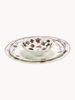 Vajilla Midnight Flowers, 2 comensales (6 pzas.)