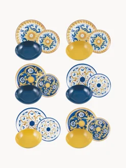Vajilla Sicilia, 6 comensales (18 pzas.)