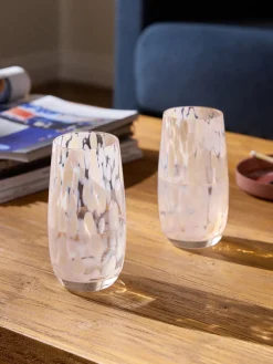 Vasos altos artesanales Yava, 4 uds.