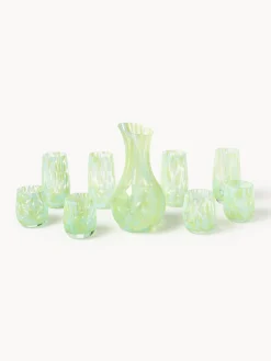 Vasos altos artesanales Yava, 4 uds.