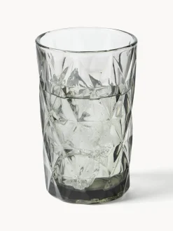 Vasos altos con relieves Colorado, 4 uds.