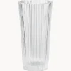 Vasos altos con relieves Pilastro, 4 uds.
