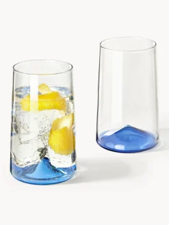 Vasos altos soplados Hadley, 4 uds.