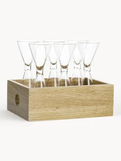 Vasos chupito Semon, 6 uds., con caja de madera