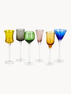 Vasos chupito soplados Lyngby, 6 uds.