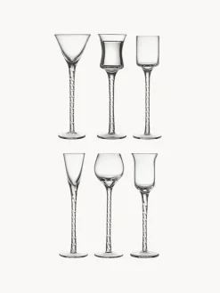 Vasos chupito soplados Rom, 6 uds.