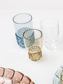 Vasos con relieves Jellies, 4 uds.