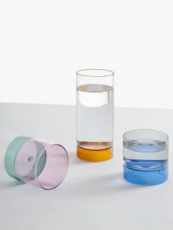 Vasos de agua artesanales Bamboo Groove, 2 uds.