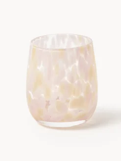 Vasos de agua artesanales Yava, 4 uds.