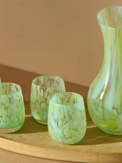 Vasos de agua artesanales Yava, 4 uds.