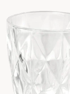 Vasos de agua con relieve Colorado, 4 uds.