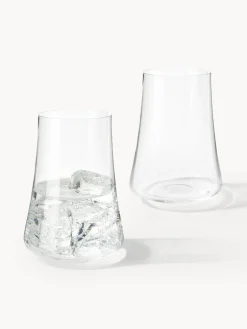 Vasos de agua de cristal Gwenda, 6 uds.