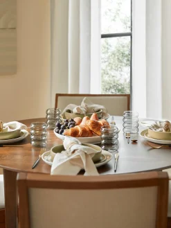 Vasos de agua soplados Bubbly, 4 uds.