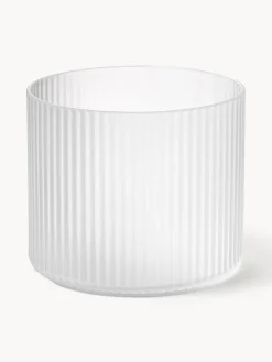 Vasos de agua soplados con relieves Ripple, 4 uds.