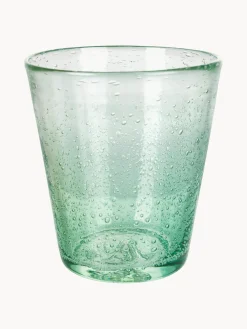 Vasos de agua soplados con burbujas Cancun, 6 uds.