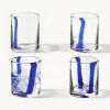 Vasos de agua soplados Taha, 4 uds.