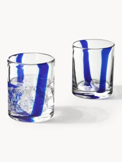 Vasos de agua soplados Taha, 4 uds.