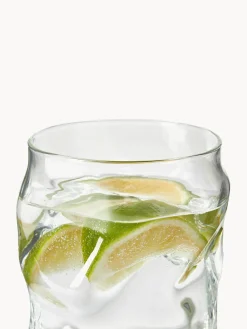 Vasos de forma orgánica Sorgente, 6 uds.