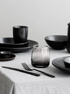 Vasos de vidrio soplados artesanalmente Smoke, 4 uds.