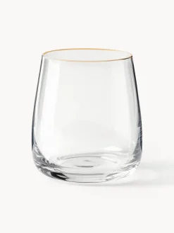 Vasos de vidrio soplados Ellery, 4 uds.