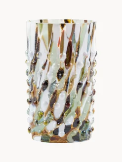 Vasos soplados a mano Hobnail, 2 piezas