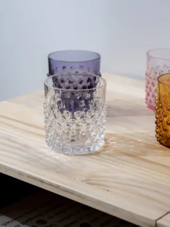 Vasos soplados artesanalmente Hobnail (2 uds.)