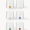 Vasos soplados de vidrio borosilicato Bilia, 6 uds.
