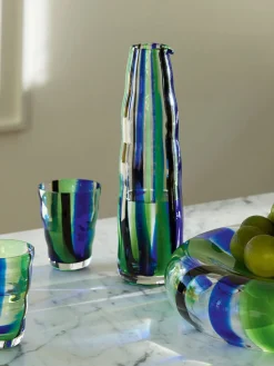 Vasos soplados Folk, 2 uds.