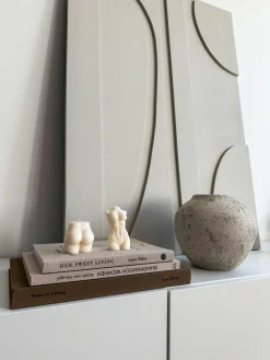 Vela artesanal de diseño Ella