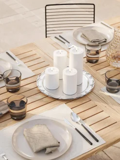 Vela LED artesanal para exterior Real Flame, 15 cm