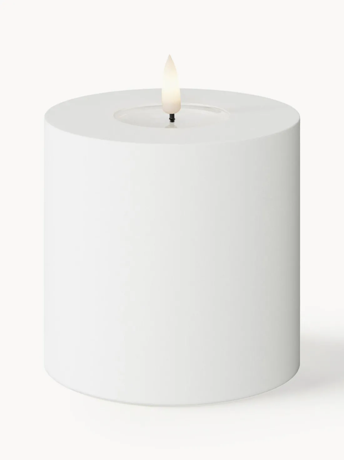 Vela LED artesanal para exterior Real Flame, 10 cm