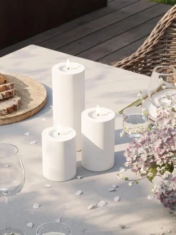 Vela LED artesanal Real Flame, 15 cm