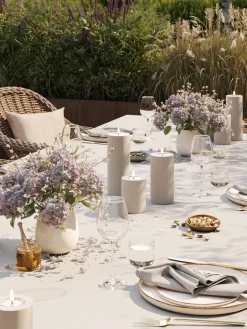 Vela LED artesanal Real Flame, 15 cm