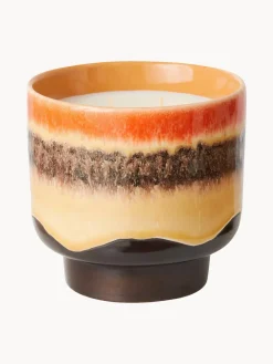 Vela perfumada artesanal de dos mechas 70´s (cítricos y menta)