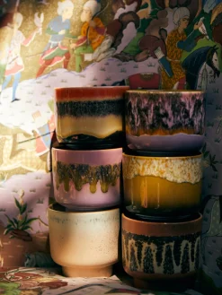 Vela perfumada artesanal de dos mechas 70´s (cítricos y menta)